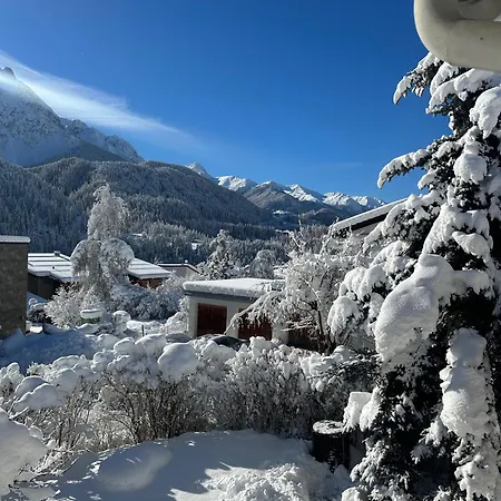 Im Chasa Stefania, Bergblicktraum Mit Garten Und Sauna Apartment