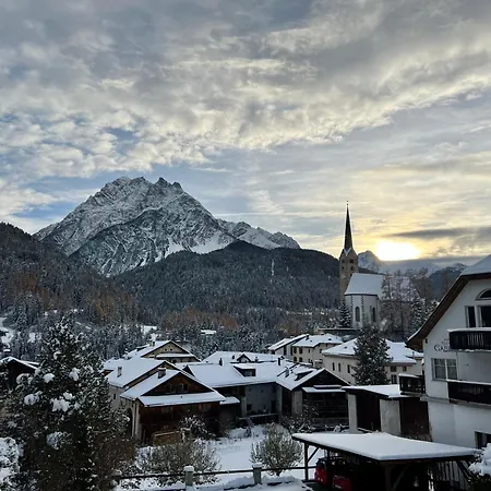 Apartment Im Chasa Stefania, Bergblicktraum Mit Garten Und Sauna Scuol