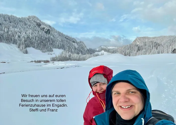 Im Chasa Stefania, Bergblicktraum Mit Garten Und Sauna * シュクオル